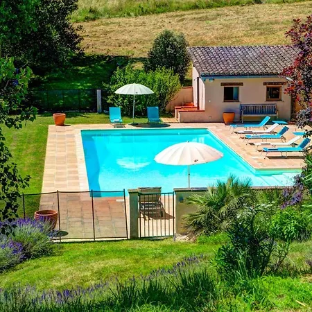 Salvagnac-cajarc Sleeps 16 Pool Wifi *