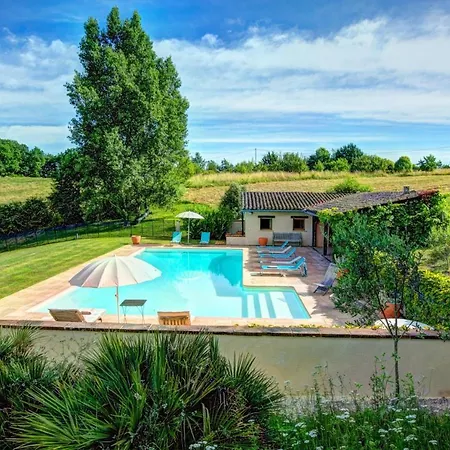 Salvagnac-cajarc Sleeps 16 Pool Wifi *