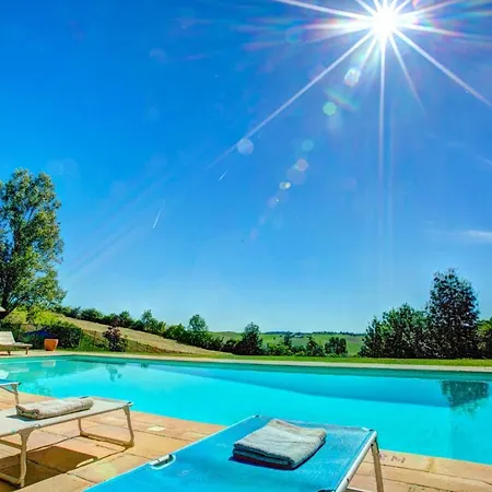 Villa Salvagnac-cajarc Sleeps 16 Pool Wifi